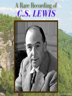 cover image of A Rare Recording of CS Lewis
